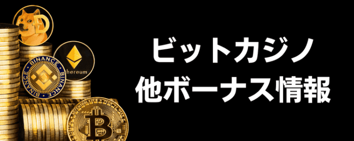 ビットカジノ ボーナス